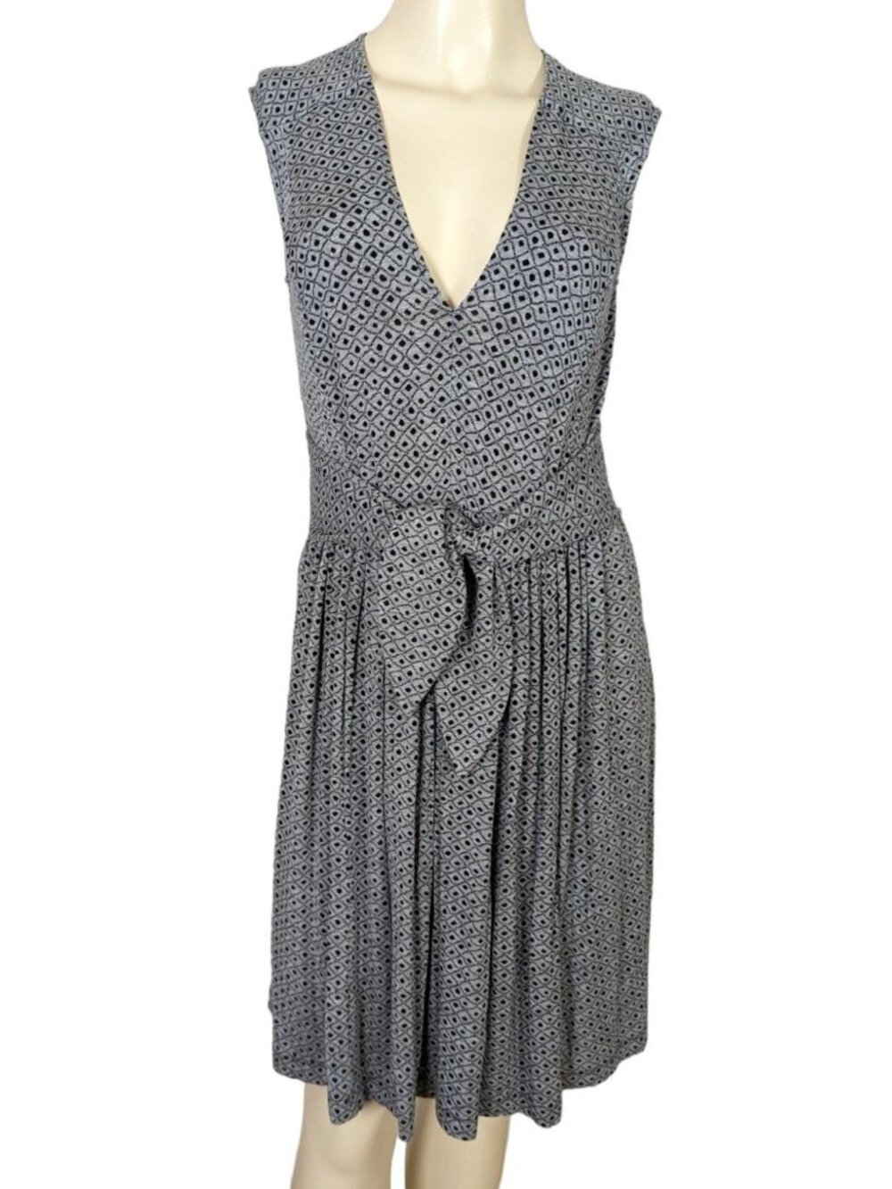 Anthropologie Plenty by Tracy Reese Aven Tie Grey Jersey Waist Dress sz S